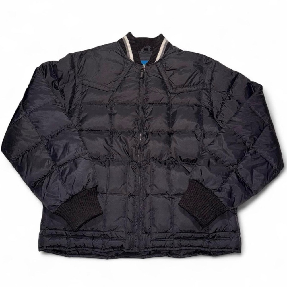 Men's Black Quilted Puffer Jacket